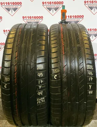 225 45 17 Y KUMHO RUEDA AL 90% VIDA UTIL