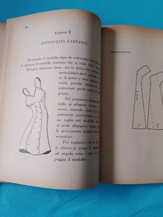 Due libri Lezioni di taglio 1949 Maria Capoduro