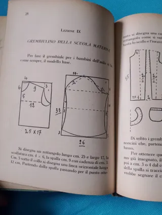 Due libri Lezioni di taglio 1949 Maria Capoduro