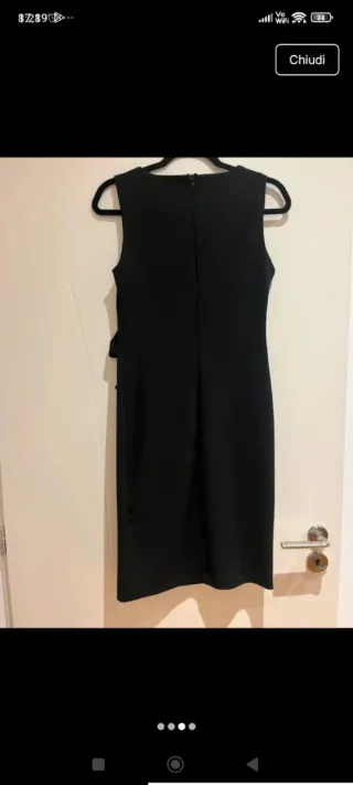 Abito da cerimonia nero con fiocco