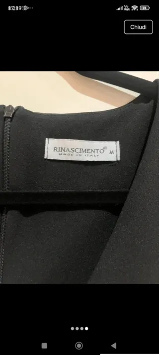 Abito da cerimonia nero con fiocco