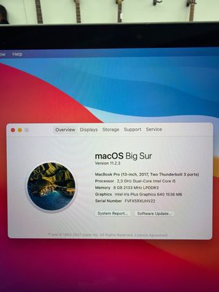 MacBook Pro 2017 13” i5 8GB RAM 128GB SSD