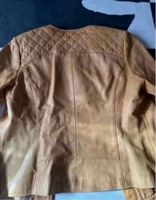 Chaqueta de piel auténtica