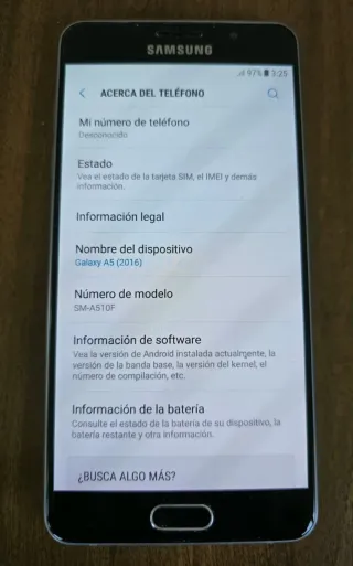 Samsung Galaxy A5 (2016) Negro