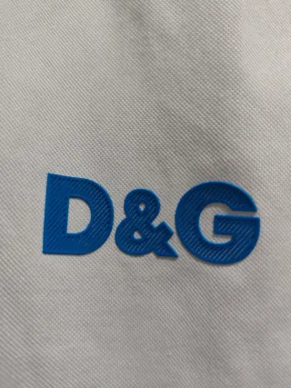 Camiseta D&G Hombre Talla M Blanca