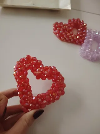 Portachiavi Cuore 3d Rosso Brillante