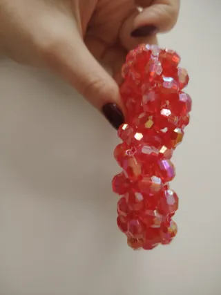 Portachiavi Cuore 3d Rosso Brillante