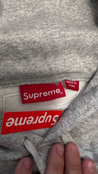 Sudadera Supreme Gris