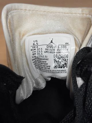 Zapatillas Air Jordan 1 Mid Panda Talla 37.5