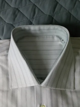 Camisa blanca de raya Talla 41 Nueva, sin estrenar