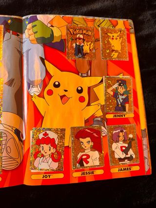Álbum Cromos Pokémon Merlin 1999 Completo