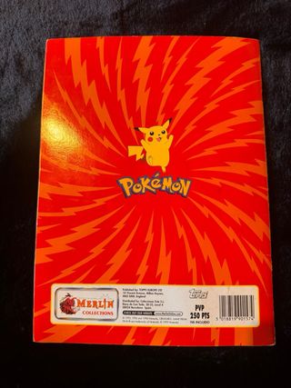 Álbum Cromos Pokémon Merlin 1999 Completo