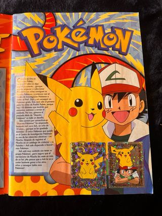 Álbum Cromos Pokémon Merlin 1999 Completo