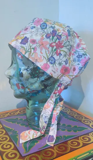 Gorro Quirúrgico Flores Multicolor
