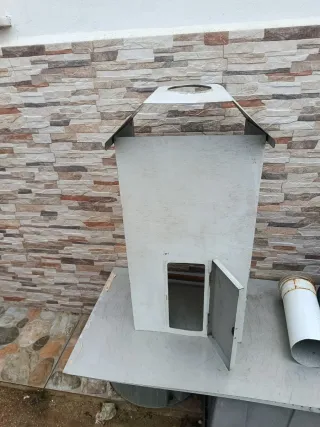 Caseta para termo exterior de chapa