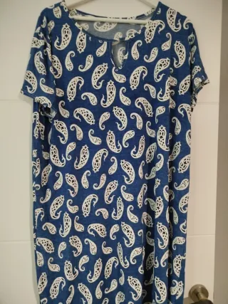 Vestido corto mujer estampado paisley