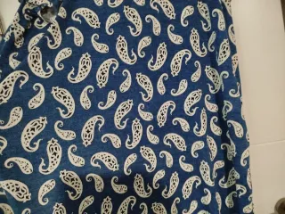 Vestido corto mujer estampado paisley