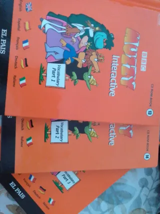 15 CD-Rom Books BBC interactive aprende 5 lenguas