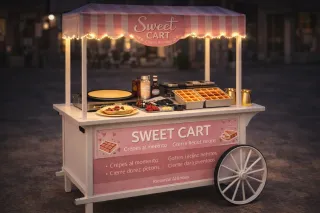 Carrito Sweet Cart para eventos: Crepes y Gofres