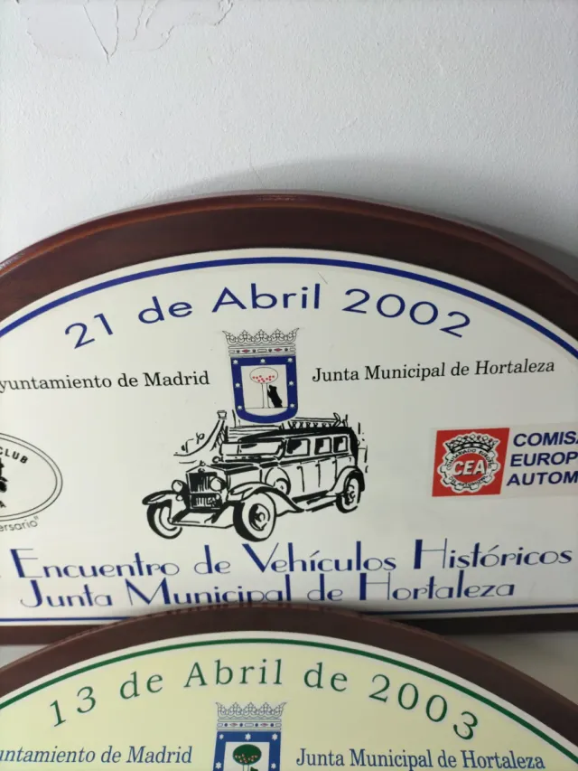 Lote Carteles Encuentro Vehículos Históricos