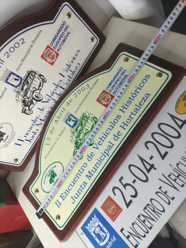 Lote Carteles Encuentro Vehículos Históricos