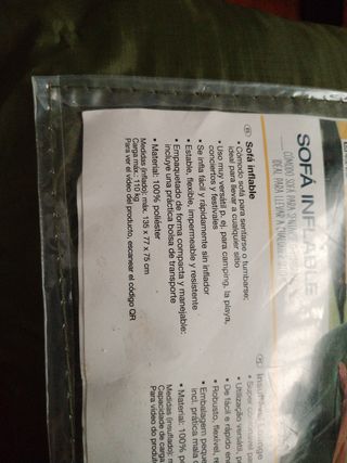 Sofá inflable Crivit