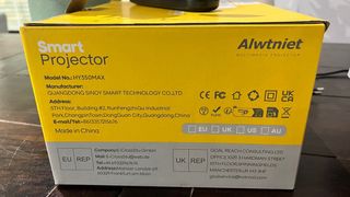 Proyector Alwtniet Plata y Blanco