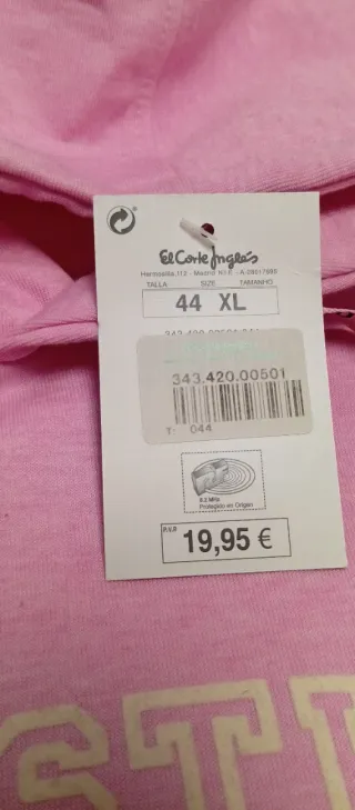 Sudadera rosa BOOMERANG WRESTLER.  Con etiqueta.