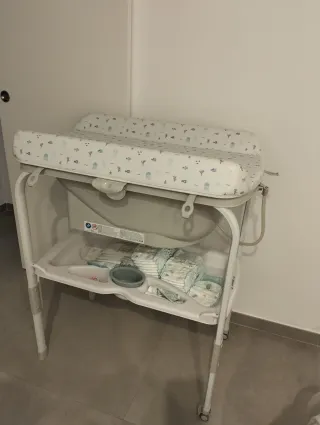 Bañera cambiador bebé