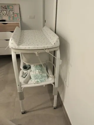 Bañera cambiador bebé
