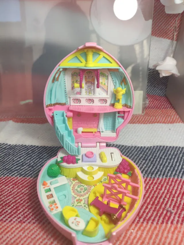 Maletín Polly Pocket Corazón Azul Verde