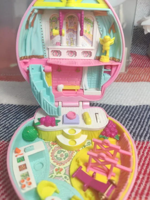 Maletín Polly Pocket Corazón Azul Verde