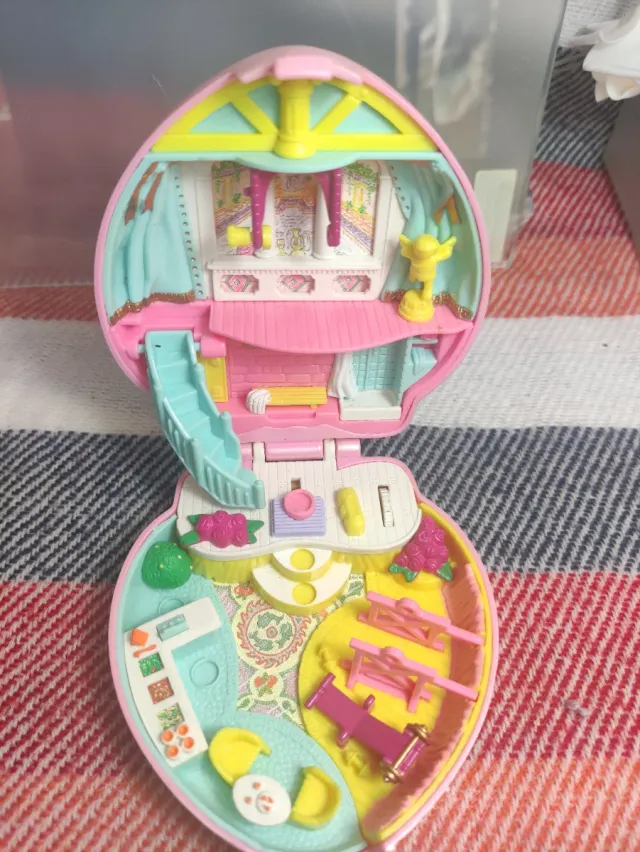 Maletín Polly Pocket Corazón Azul Verde