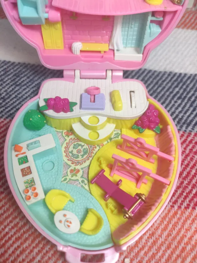 Maletín Polly Pocket Corazón Azul Verde