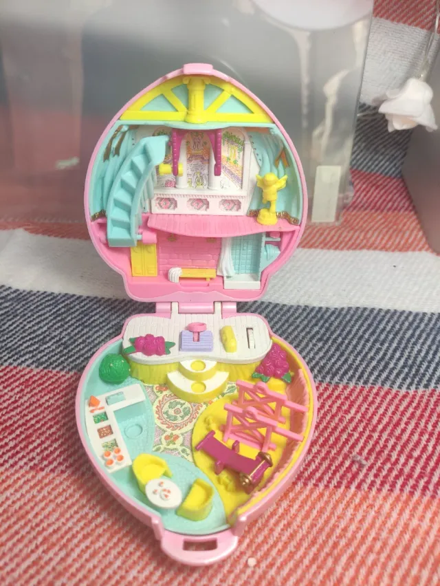 Maletín Polly Pocket Corazón Azul Verde
