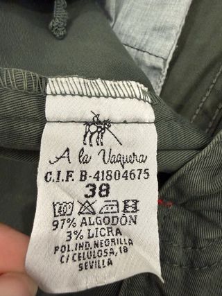 Pantalón de hombre verde