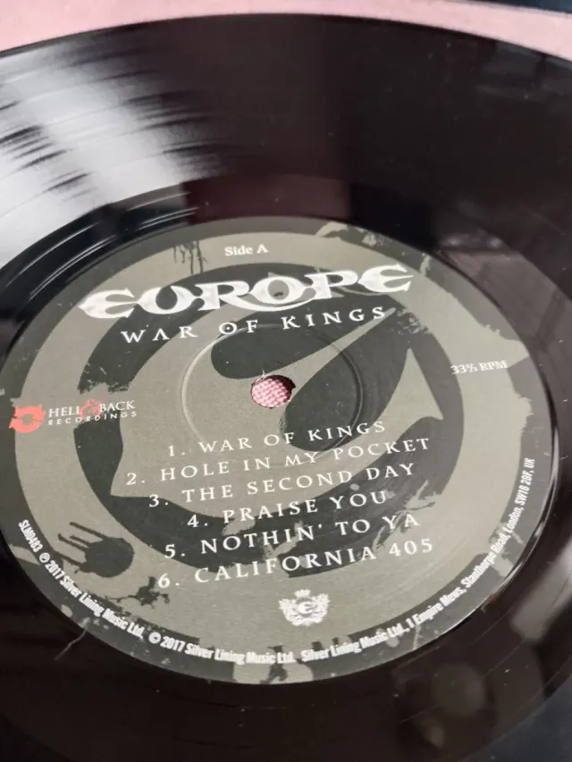 EUROPE War of Kings LP Vinilo 2017 ed Polonia