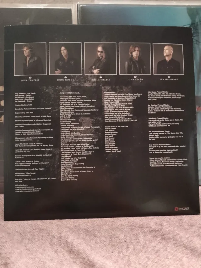 EUROPE War of Kings LP Vinilo 2017 ed Polonia