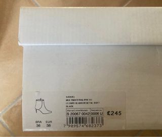 Stivaletti in pelle nera tacco sottile