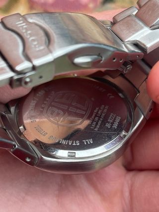 Fossil Big Tic JR-8222 Flames Blue Dial