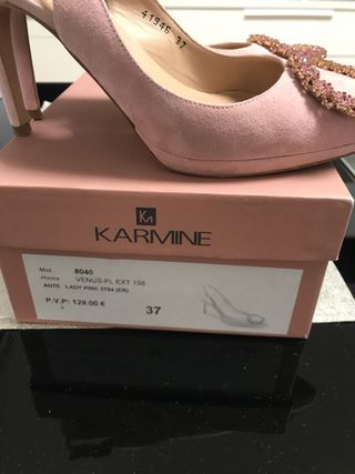 Zapatos de tacón Karmel rosa talla 37