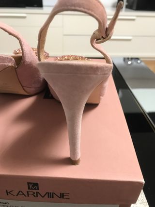 Zapatos de tacón Karmel rosa talla 37