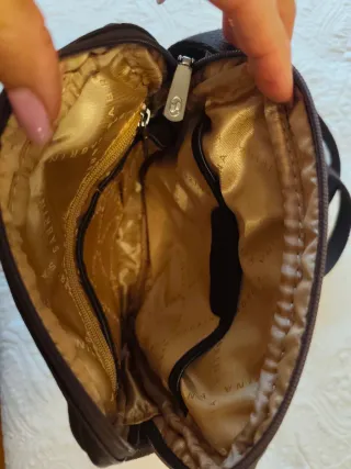 Bolso hombre polipiel marrón