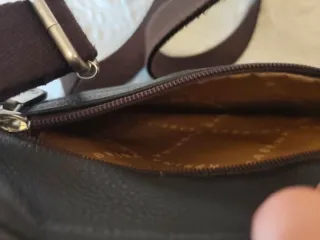 Bolso hombre polipiel marrón