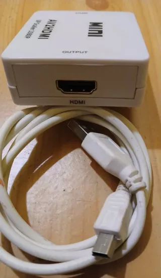 Mini AV a HDMI Upscaler 1080P