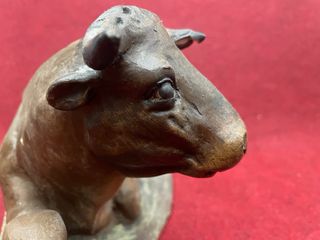 FIGURA DE VACA PARA BELEN OLOT TAMAÑO GRANDE