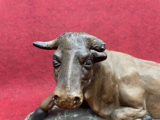 FIGURA DE VACA PARA BELEN OLOT TAMAÑO GRANDE