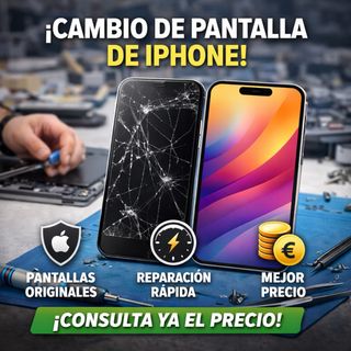 Cambio de pantalla iPhone Reparación rápida