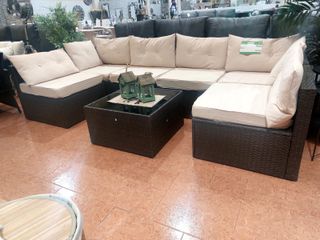 Conjunto de Sofa Modular de Exterior