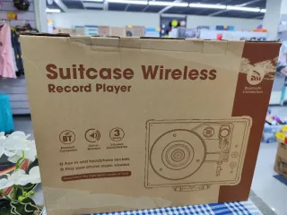 Tocadiscos Maleta Bluetooth Beige